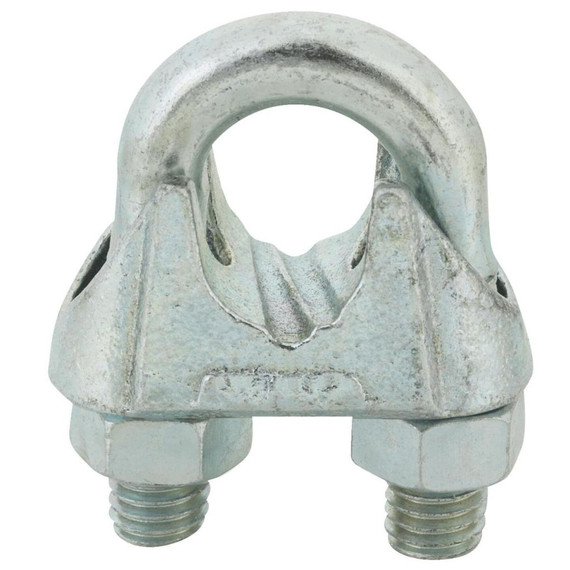Campbell Electro-Galvanized Wire Rope Clip - 3/8"