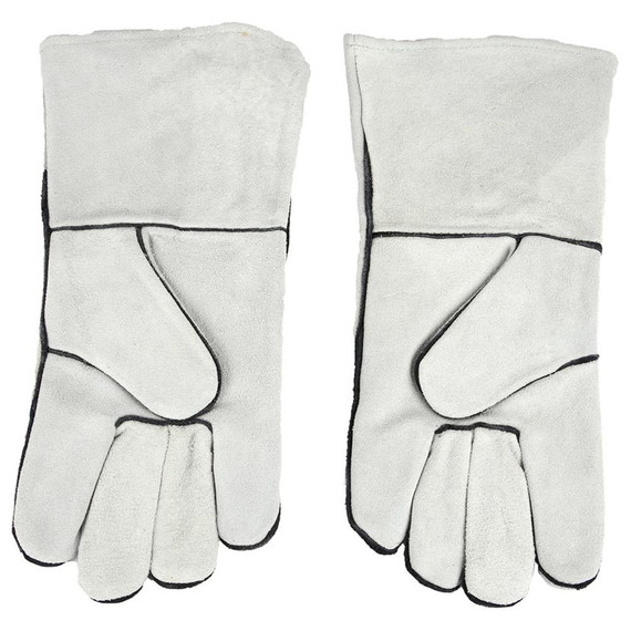 Forney Gray Leather Men's Welding Gloves - Large