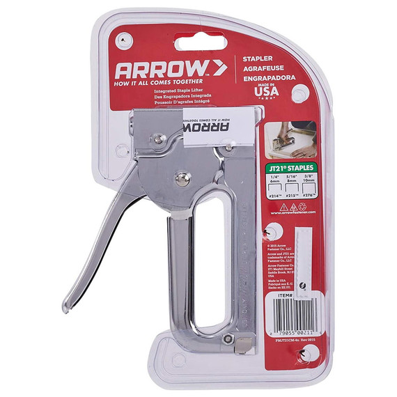 Arrow Fastener Silver Narrow Staple Gun - 7/16"