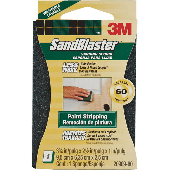 3M Sandblaster Coarse Sanding Sponge - 60 Grit