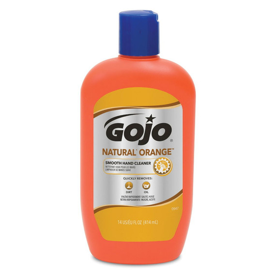 Gojo Natural Orange Smooth Hand Cleaner - 14 oz