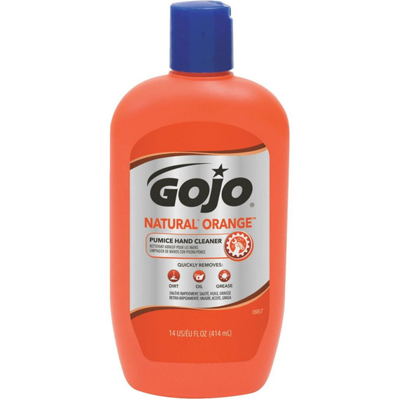 Gojo Natural Orange With Pumice Hand Cleaner - 14 Oz