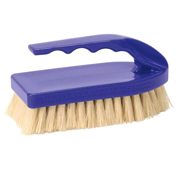 Weaver Leather Tampico Pig Brush with Handle - Purple
