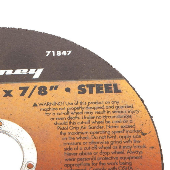 Forney Type 1 Metal Cut-off Wheel - 4-1/2"