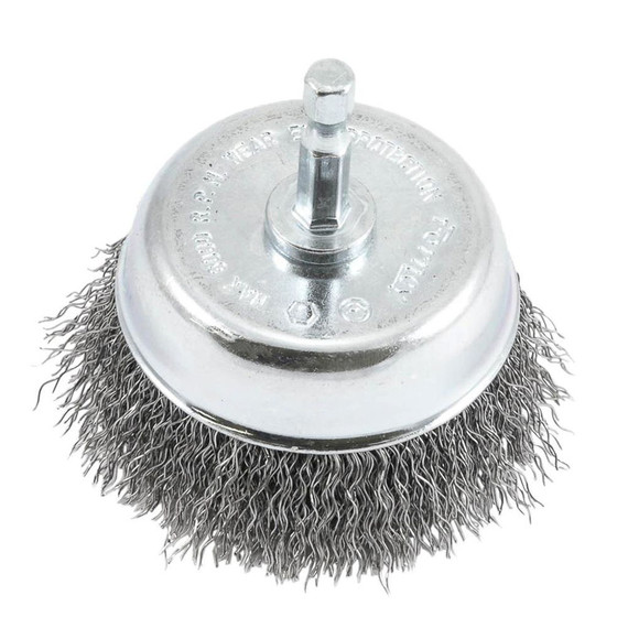 Forney Coarse Crimped Wire Cup Brush - 3"