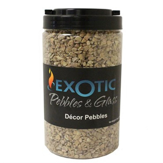 Exotic Pebbles & Glass Wood Bean Pebbles - 5 lb