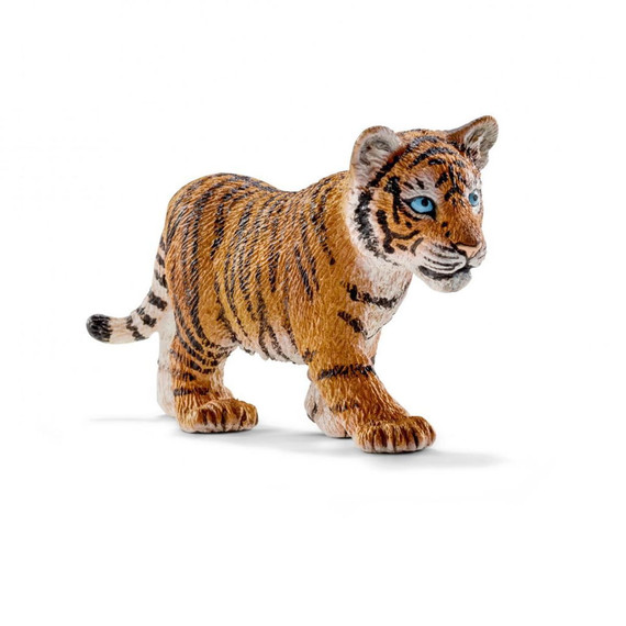 Schleich Tiger Cub Figurine - 2-3/4" X 3/4" X 1-5/8"