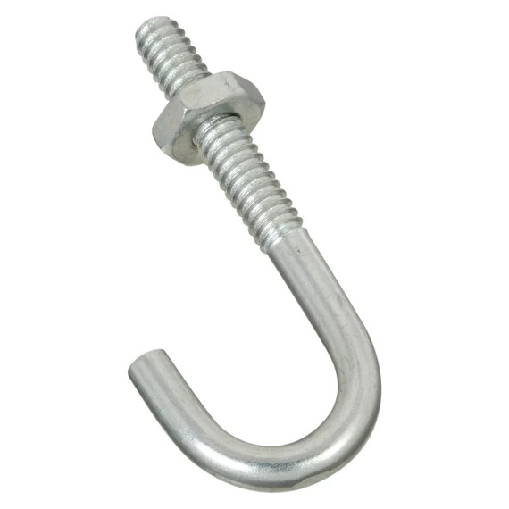 National Hardware Zinc Plated J-bolt - 3/16" X 1-7/8"