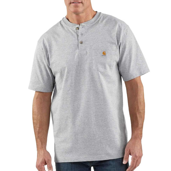 Carhartt Men's Short-sleeve Pocket Henley T-shirt