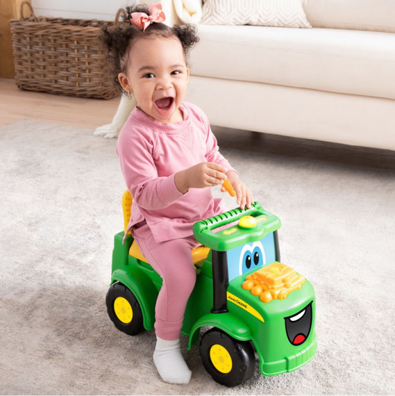 John Deere Foot-to-floor Ride On Toy With Light & Sound