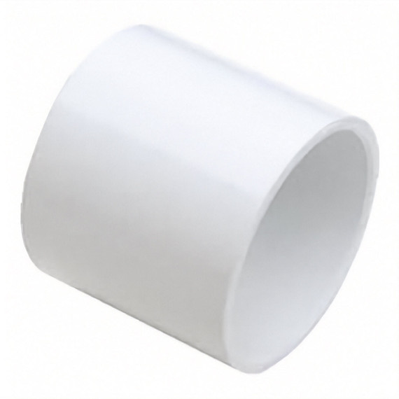 Genova Plastic Coupling - White