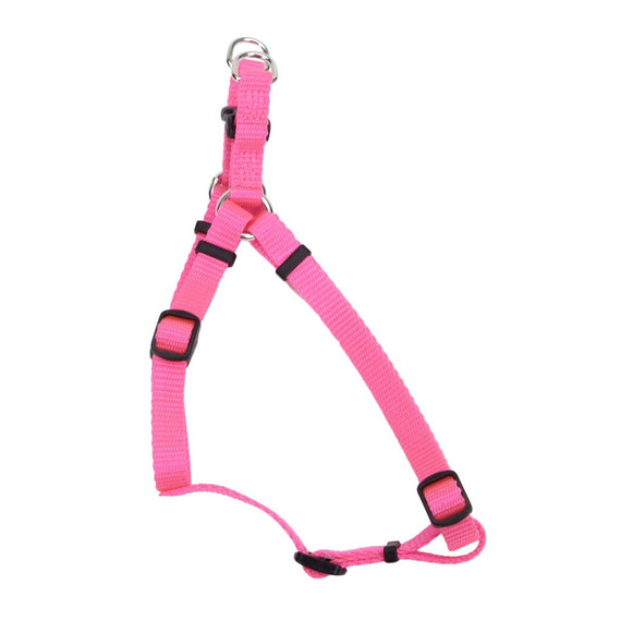 Coastal Pet Neon Pink Comfort Wrap Adjustable Nylon Harness - 5/8" X 16"-24"