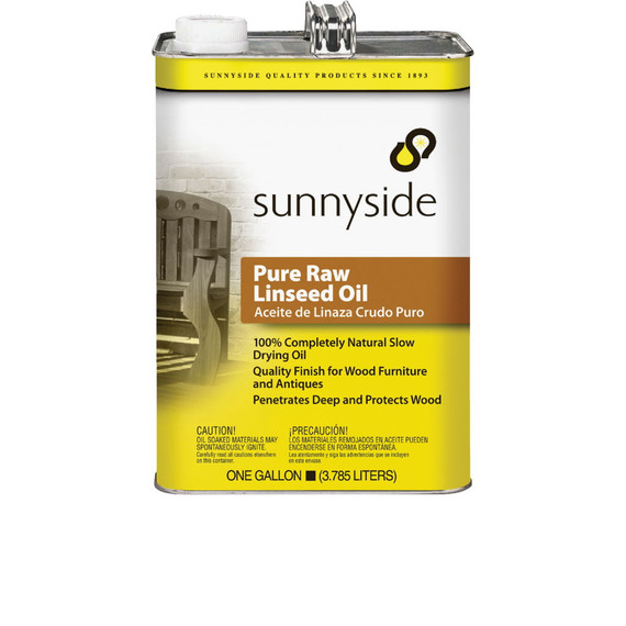 Sunnyside Pure Raw Linseed Oil - 1 Gal