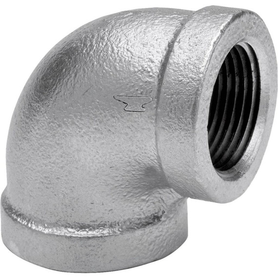 Anvil Pipe Fittings Galvanized 90 Degree Elbow - 1/4"