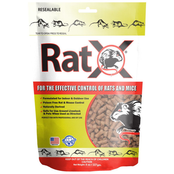 Ecoclear Products Ratx  Rodent Bait Pellet - 8 Oz