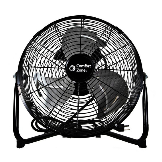 Comfort Zone High Velocity Cradle Fan - Black