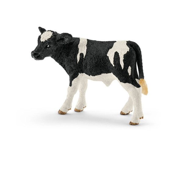 Schleich Holstein Calf Figurine - 3" X 1-1/4" X 2"