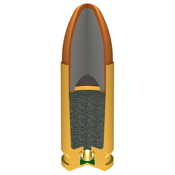 Usa 9mm Luger Winchester Ammo - 115gr