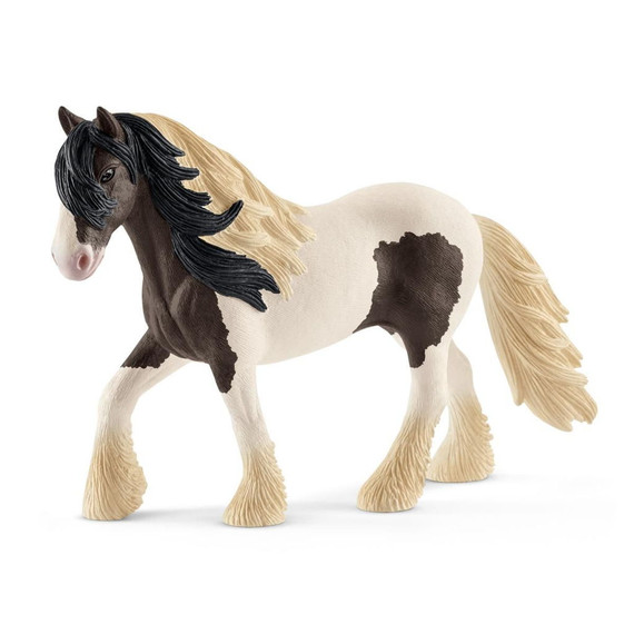 Schleich Tinker Stallion Figurine - 6-3/8" X 1-3/4" X 4-1/4"