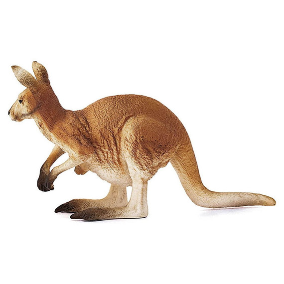 Schleich Kangaroo Figurine - 4-3/4" X 1-3/8" X 2-5/8"