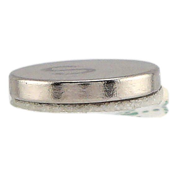 Master Magnetics Neodymium Disc Magnet with Adhesive - 12 pk