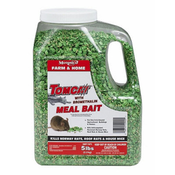 Motomco Tomcat with Bromethalin Meal Bait - 5 lb