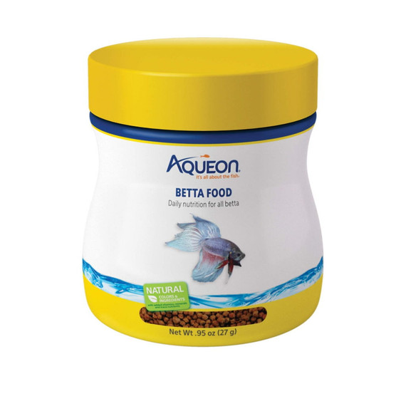 Aqueon Natural Betta Food - 0.95 Oz