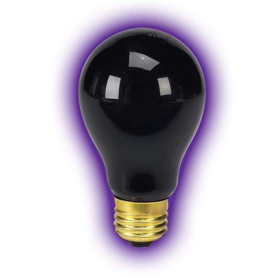 Zilla Night Black Light Incandescent Heat Bulb for Reptiles - 150 W
