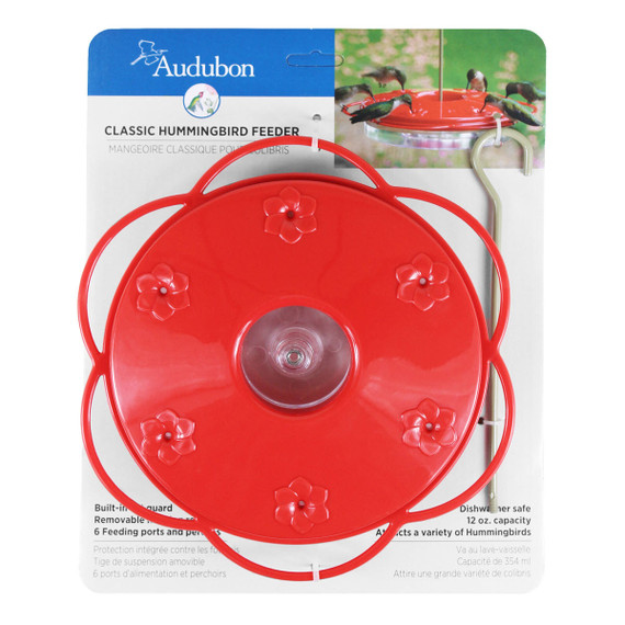 Audubon Classic Hummingbird Feeder - 12 oz