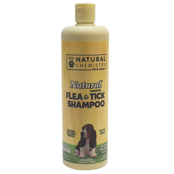 Natural Chemistry Flea & Tick Shampoo For Dogs - 16.9 Oz