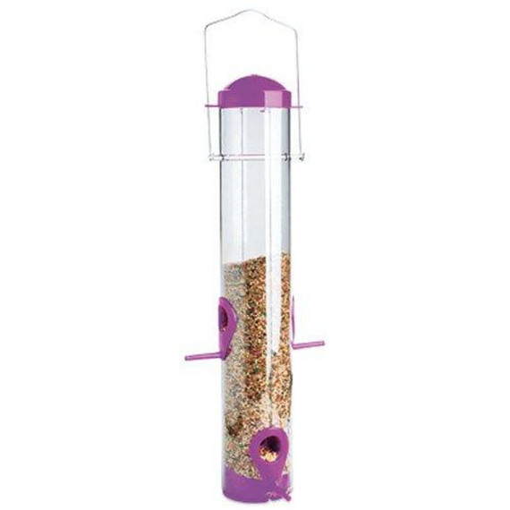 Audubon 16" Plastic Dual Port Tube Bird Feeder - 1.25 lb