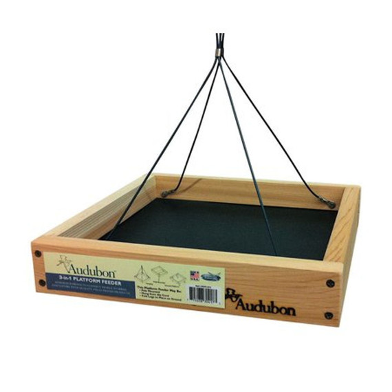 Audubon 3-in-1 Platform Feeder - 3 Lb