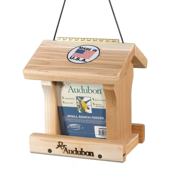 Audubon Cedar Small Ranch Bird Feeder - 3 lb