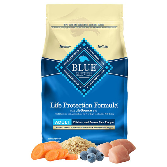 Blue Buffalo Life Protection Formula Chicken and Brown Rice Recipe for Adult Dogs - 5 lb