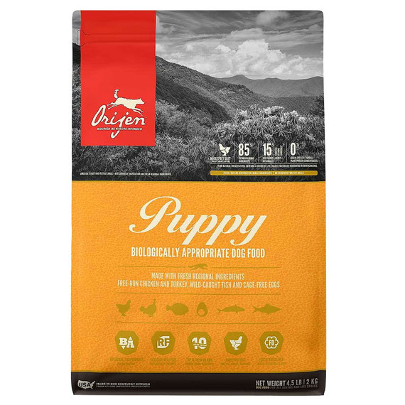 Orijen Biologically Appropriate Grain-free Dry Puppy Food - 4.5 lb