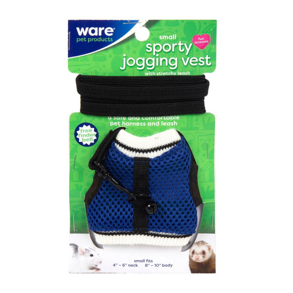 Ware Sporty Jogging Vest with Stretchy Leash