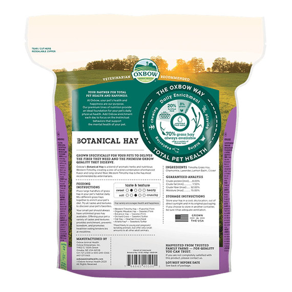 Oxbow Animal Health Botanical Hay - 15 oz