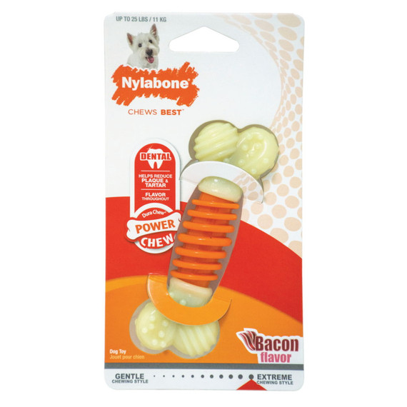 Nylabone Pro Action Dental Power Chew Dog Toy - Small/regular