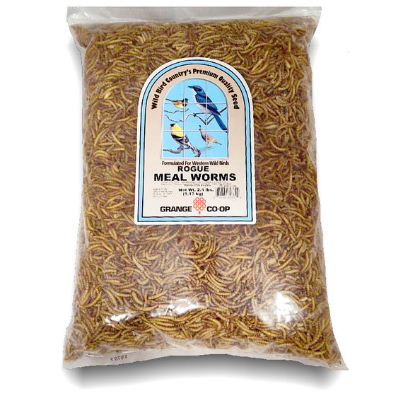 Rogue Dried Mealworms Wild Bird Food - 2.5 lb