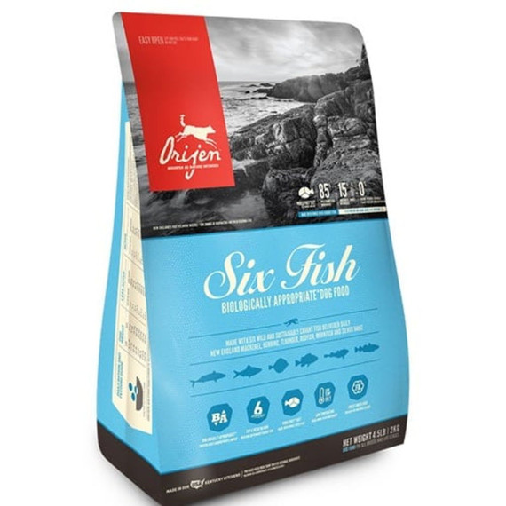 Orijen Six Fish Biologically Appropriate Grain-free All Life Stages Dry Cat Food