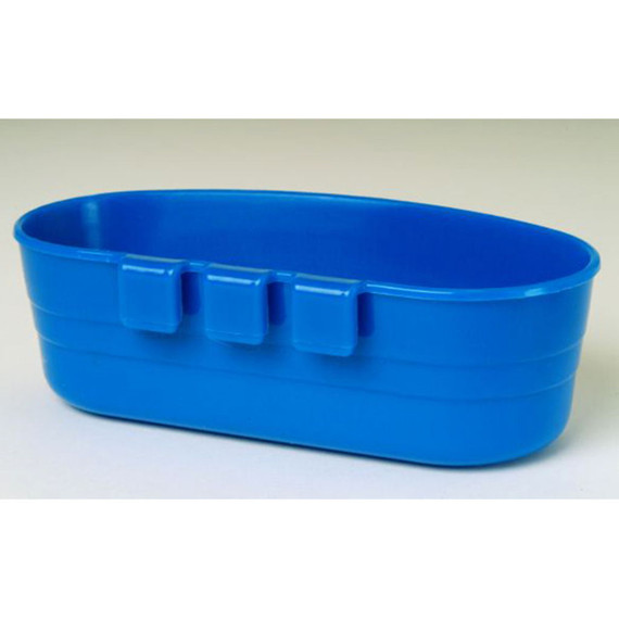 Pet Lodge Polyethylene Plastic Cage Cup - Blue