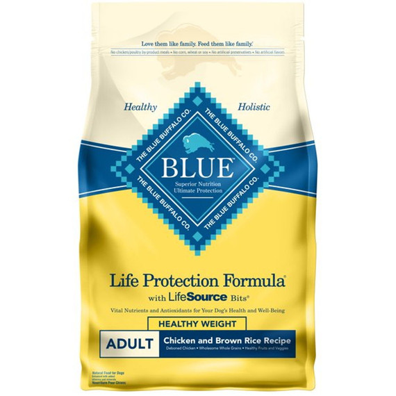 Blue Buffalo Life Protection Formula Healthy Weight Chicken & Brown Rice Recipe Adult Dog Food - 15 Lb