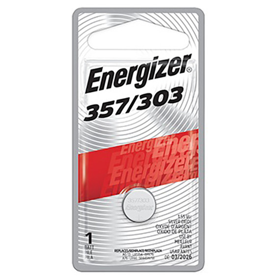 Energizer 357/303 1.5V Silver Oxide Battery - 3 pk