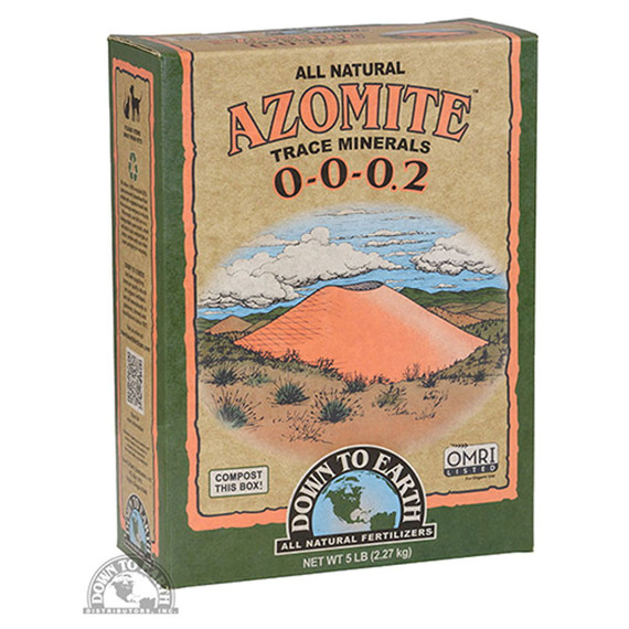 Down To Earth Azomite Sr Powder 0-0-0.2 Fertilizer - 5 Lb