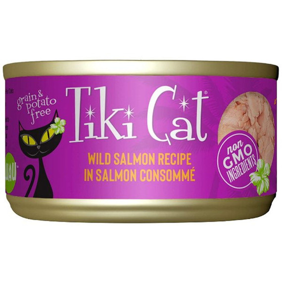 Tiki Cat Grain Free Hanalei Luau Wild Salmon Cat Food - 2.8 oz