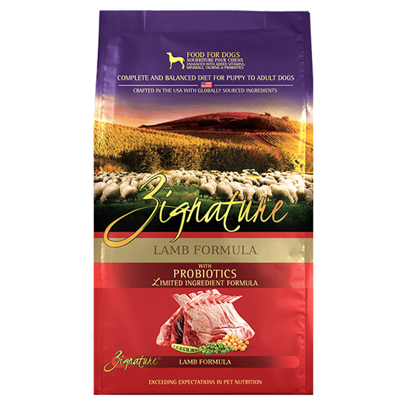 Zignature Grain Free Lamb Meal Formula Dog Food