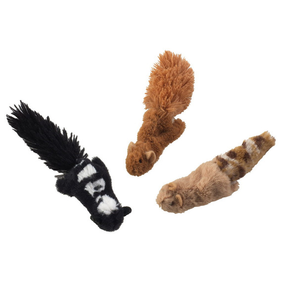 Spot Skinneeez Forest Creatures Toy For Cats - Assorted