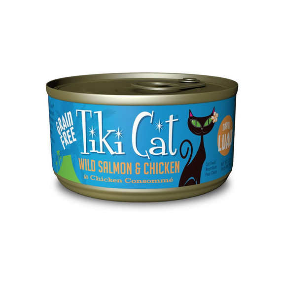 Tiki Cat Grain Free Napili Luau Wild Salmon & Chicken Cat Food - 2.8 Oz