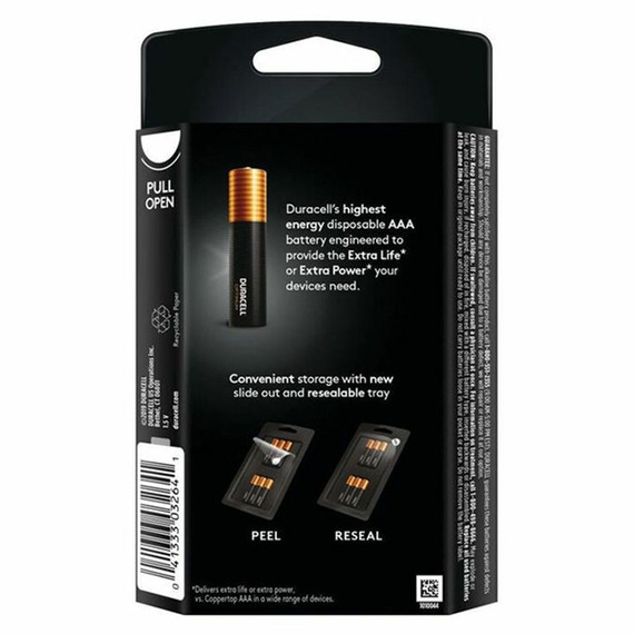 Duracell Optimum Aaa Alkaline Reseal Battery - 6 Pk