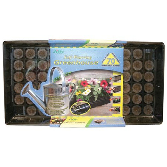 Jiffy Self Watering Greenhouse - 70 Pellets